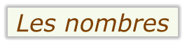 Les nombres